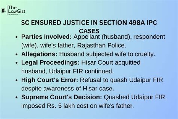 Can wife file section 9 after 498A?