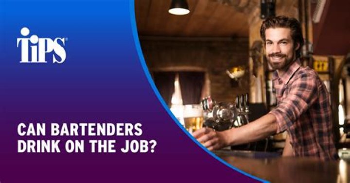 Can you be a bartender and not drink?