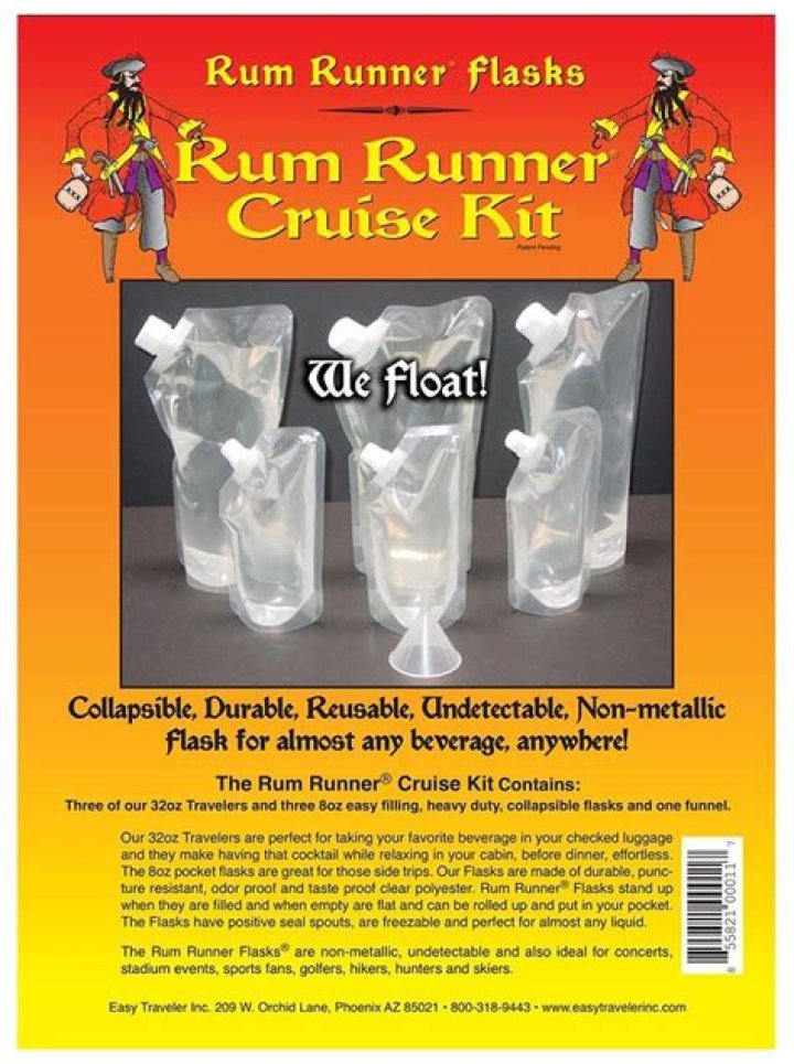 Do Rum Runner flasks work on cruises?