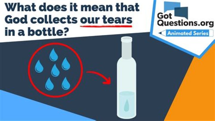 Does God catch your tears?