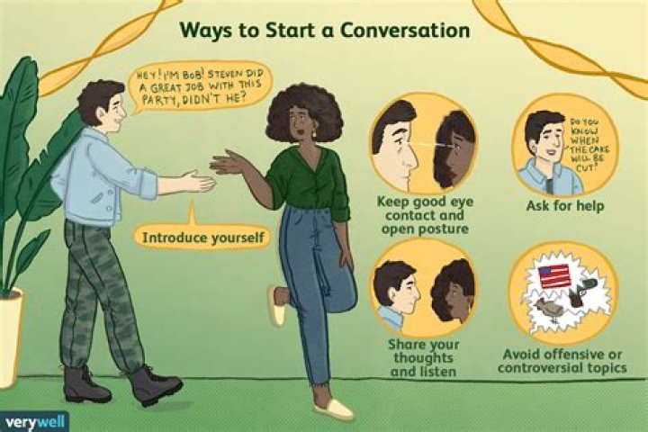 How do you start a conversation with someone you don't know?