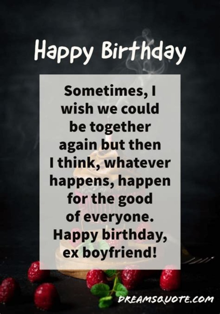 Should I wish my ex happy birthday during no contact?