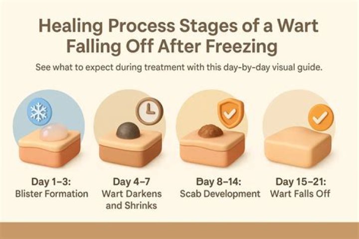 Should you put a bandaid on a wart after freezing?
