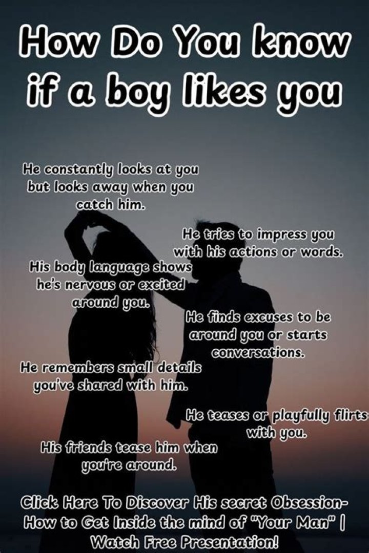 What do u say when a boy likes u?