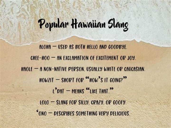 What does Oi mean in Hawaiian?