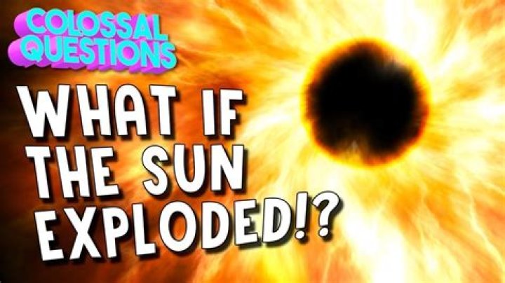 What happens if the Sun explodes?