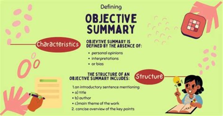 What is objective summary?