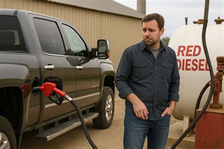What makes diesel red?